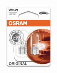 Osram OSRAM W5W 2825-02B, 5W, 12V, W2.1x9.5d blistr duo box