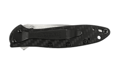 Kershaw 1660CF LEEK kapesní nůž s asistencí 7,5 cm, Stonewash, uhlíkové vlákno