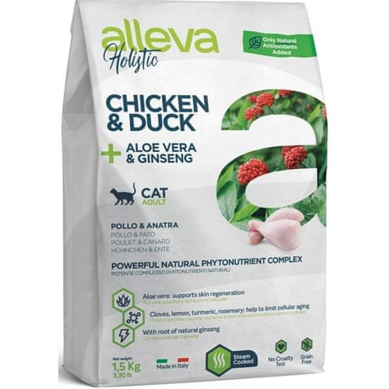Alleva HOLISTIC Cat Dry Adult Chicken&Duck 1,5kg