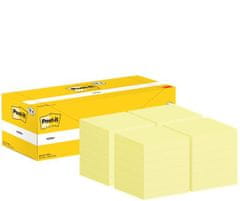 Post-It Samolepicí bloček, kanárkově žlutá, 76 x 76 mm, 24x 100 listů, 7100319213