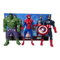 Avengers Avengers - Sada 3 Figurek 24cm - Hulk, Spiderman,Captain America.