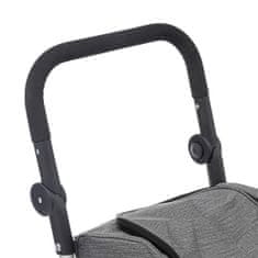 5five Nakupní vozík na pevných kolečkách, šedý, 46 l