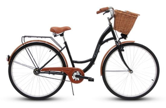 Goetze Eco dámské jízdní kolo, kola 28”, výška 160-185 cm, 1-rychlostní, černá
