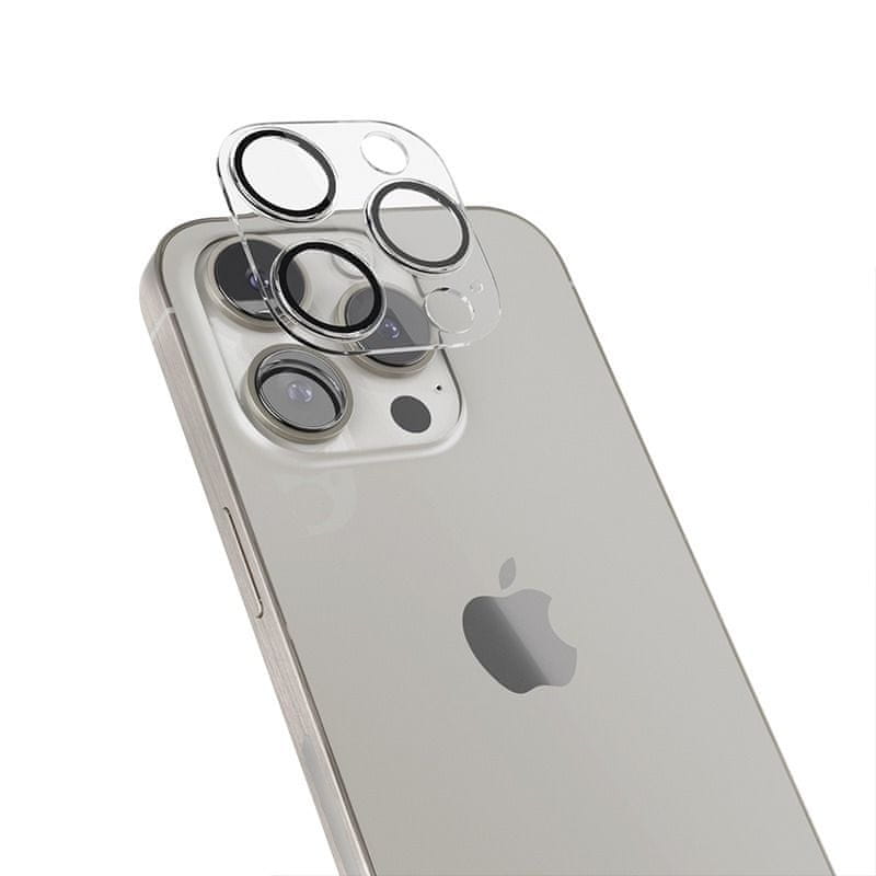 Levně EPICO Safírové ochranné sklo na čočky fotoaparátu pro iPhone 15 Pro / 15 Pro Max 81312191000001