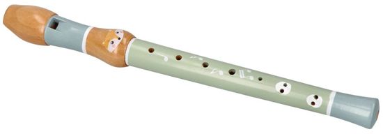 Adam toys Dřevěná flétna, Lišák - modrá