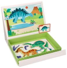 Adam toys Magnetická vkládačka/puzzle, Dinosaurus