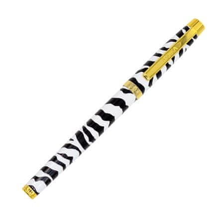 Pukka Pad Kuličkové pero "Wild Premium Zebra", černá, 0,7 mm, s víčkem, 8931-WLD(ZA)