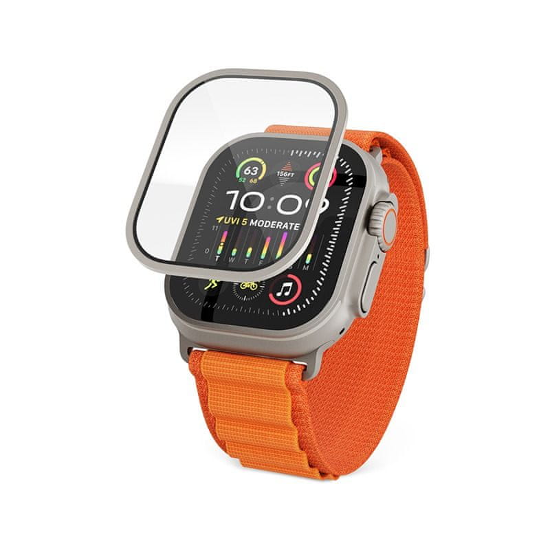Levně EPICO Safírové sklo pro Apple Watch Ultra 49mm - stříbrné 73812151300005
