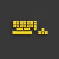 AKKO Black & Gold ABS SAL Keycaps Set (195-Key), Layout ANSI
