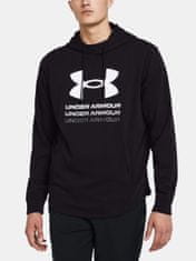 Under Armour Mikina UA Rival Terry Graphic Hood-BLK XS