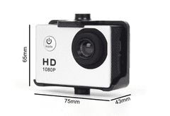 Sportovní kamera R2 1080p černá Full HD