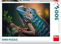 Dino Puzzle Leguán 500 dílků
