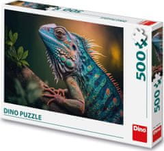 Dino Puzzle Leguán 500 dílků