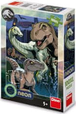 Dino Svítící puzzle Jurský Svět XL 100 dílků