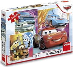 Dino Puzzle Cars: kamarádii 3x55 dílků