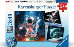 Ravensburger Puzzle Prozkoumávání vesmíru 3x49 dílků