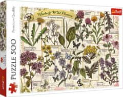 Trefl Puzzle Herbarium: Léčivé byliny 500 dílků