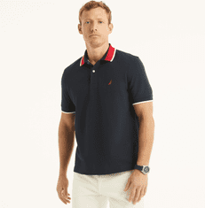 Nautica Pánské polo tričko Sustainably Polo modré XL