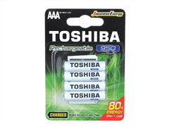 sapro Baterie TOSHIBA NiMh R03/950mAh dobíjecí blistr 4ks