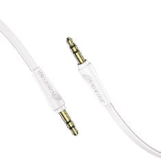 Borofone Audio kabel BL6 jack 3,5 mm na jack 3,5 mm bílý