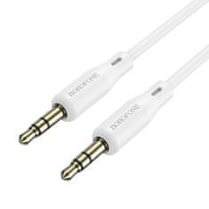 Borofone Audio kabel BL18 jack 3,5 mm na jack 3,5 mm bílý