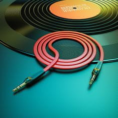 Borofone Audio kabel BL6 jack 3,5 mm na jack 3,5 mm červený