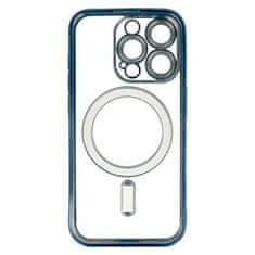 TopQ Pouzdro Metallic MagSafe pro iPhone 11 Pro Max Blue
