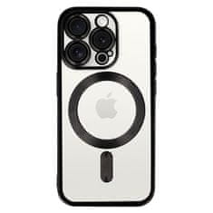 TopQ Pouzdro Metallic MagSafe pro iPhone 13 Black