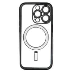 TopQ Pouzdro Metallic MagSafe pro iPhone 13 Black
