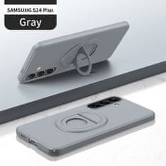 MobilPouzdra.cz Kryt Magnetic Elipse pro Samsung Galaxy S24 Plus , barva šedá