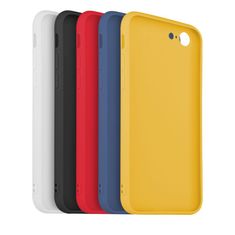 FIXED 5x set pogumovaných krytů FIXED Story pro Apple iPhone 7/8/SE (2020/2022), v různých barvách, variace 1