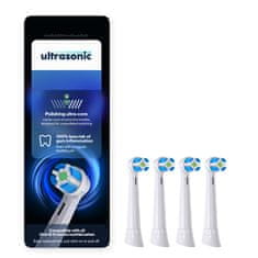 Ultrasonic Ultrasonic Náhradní hlavice pro Oral-B iO UltimateClean, 4 ks, bílé
