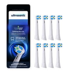 Ultrasonic Ultrasonic Náhradní hlavice pro Oral-B iO UltimateClean, 8 ks, bílé