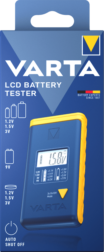 Levně Varta LCD Battery Tester Box (893101111)