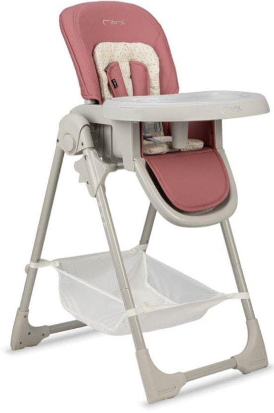 MoMi Jídelní židlička GOJO růžová