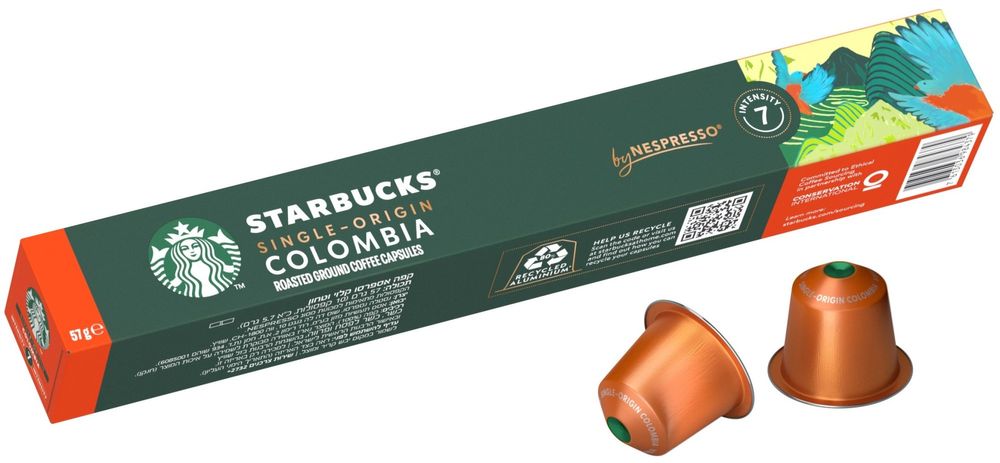 Starbucks by Nespresso Single-Origin Colombia 10 kapslí
