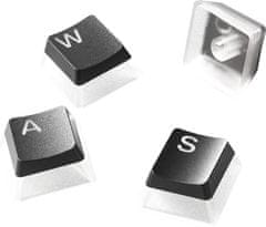 SteelSeries vyměnitelné klávesy PrismCaps, PBT, 120 kláves, černé, US