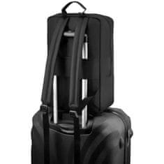 ZAGATTO | Černý cestovní batoh, letadlo, 40x20x25, ZG834