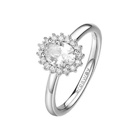 Brosway Elegantní stříbrný prsten Fancy Infinite White FIW79