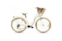 Goetze Mood dámské jízdní kolo, kola 28”, výška 160-185 cm, 7-rychlostní, bílo-křemovy