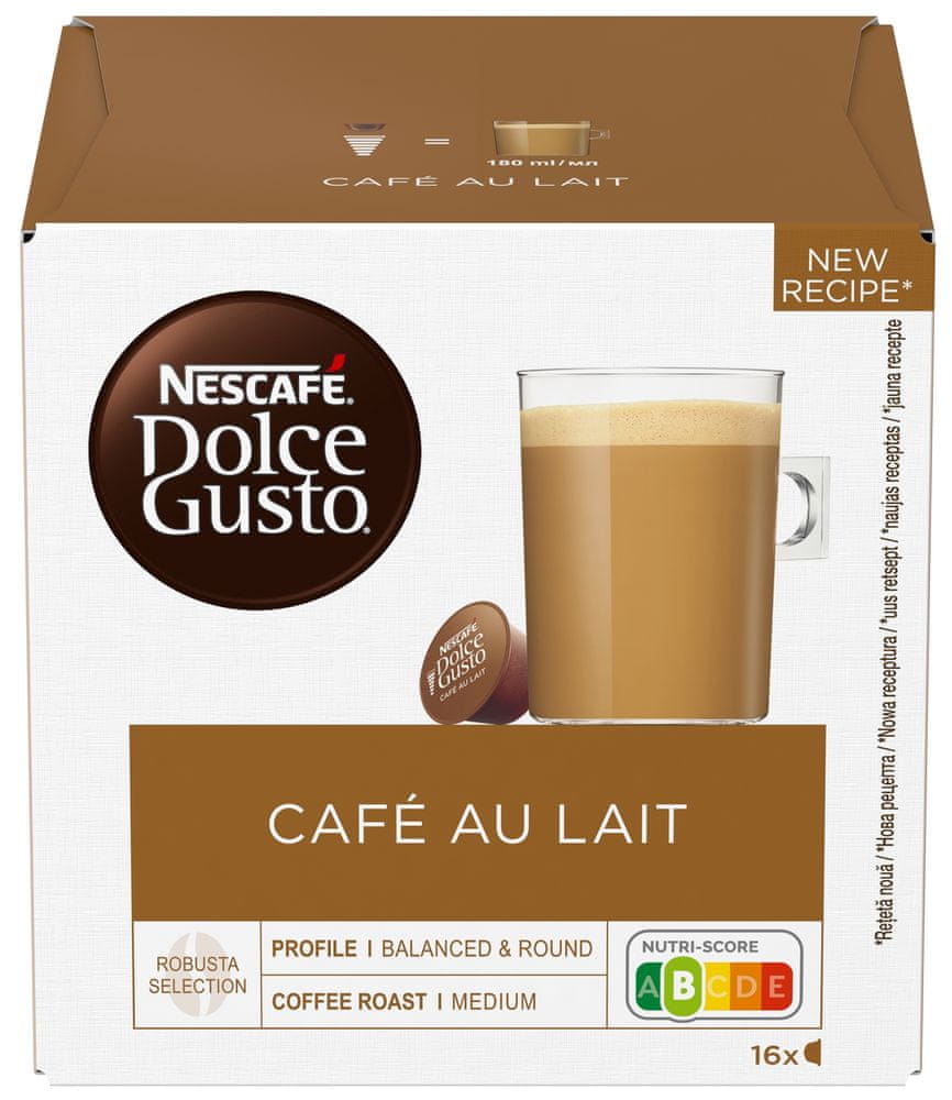 NESCAFÉ Dolce Gusto Café au Lait – kávové kapsle – 16 ks