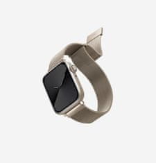 UNIQ Ocelový náramek pro Apple Watch 38/40/41 mm, Starlight