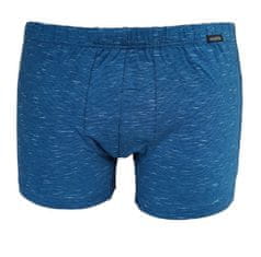 Andrie PS 5535 modré pánské boxerky Barva: modrá, Velikost: 3XL