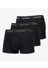 Calvin Klein Pánské boxerky U2662G 3PACK, Černá, XL