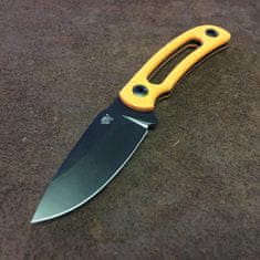 Nůž 7132 FUI GJ oranžový s černou čepelí 
