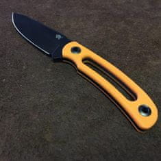 Nůž 7132 FUI GJ oranžový s černou čepelí 
