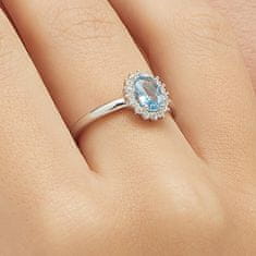 Brosway Elegantní stříbrný prsten Fancy Cloud Light Blue FCL74 (Obvod 54 mm)