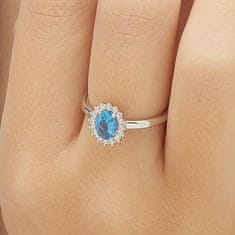 Brosway Elegantní stříbrný prsten Fancy Freedom Blue FFB70 (Obvod 54 mm)