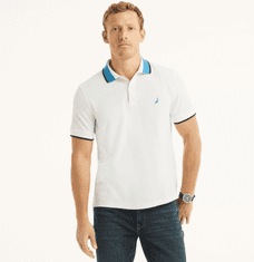 Nautica Pánské polo tričko Sustainably Polo bílé XL