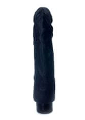 Boss Series EasyLove Real Skin (Black), realistický vibrátor 23 cm